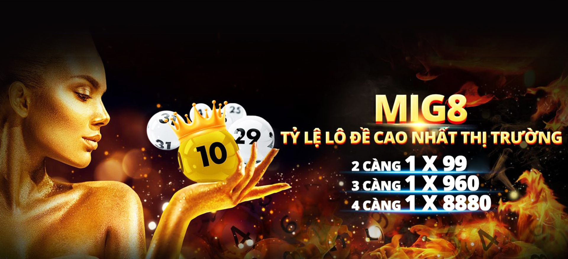 MIG8 tỉ lệ lô đề cao nhất thị trường BBIN Slots