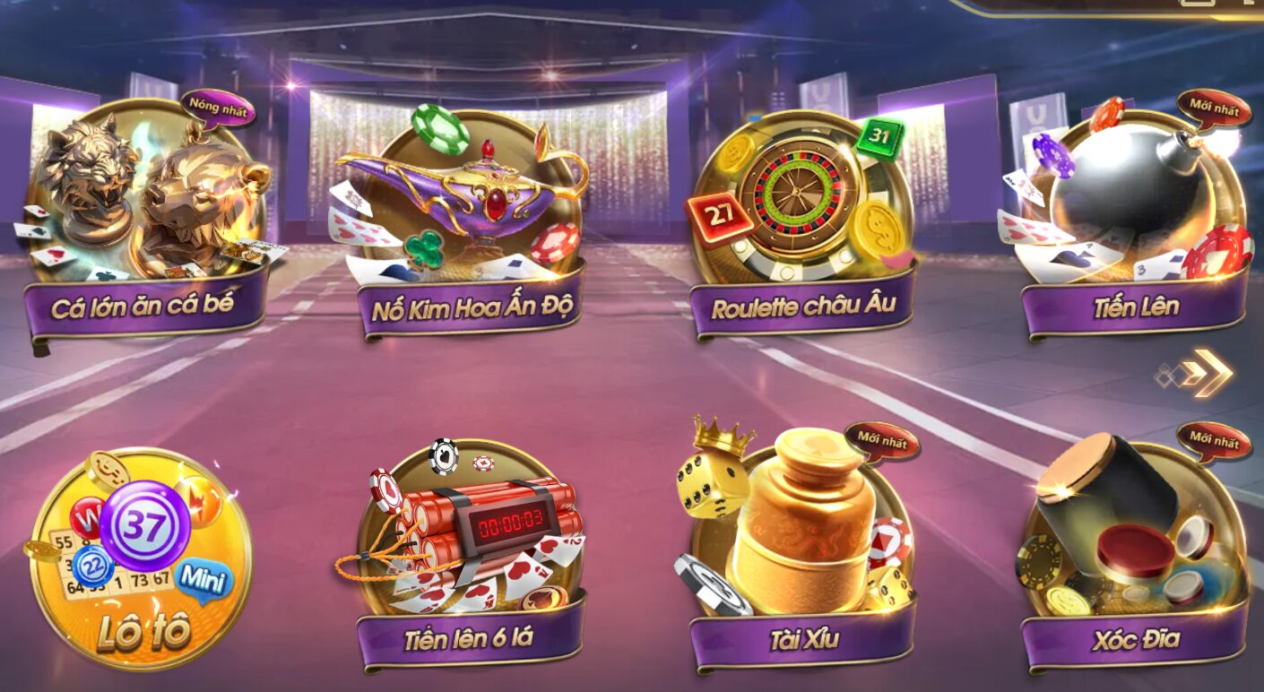 Giao diện bàn chơi V8 Poker trực tuyến