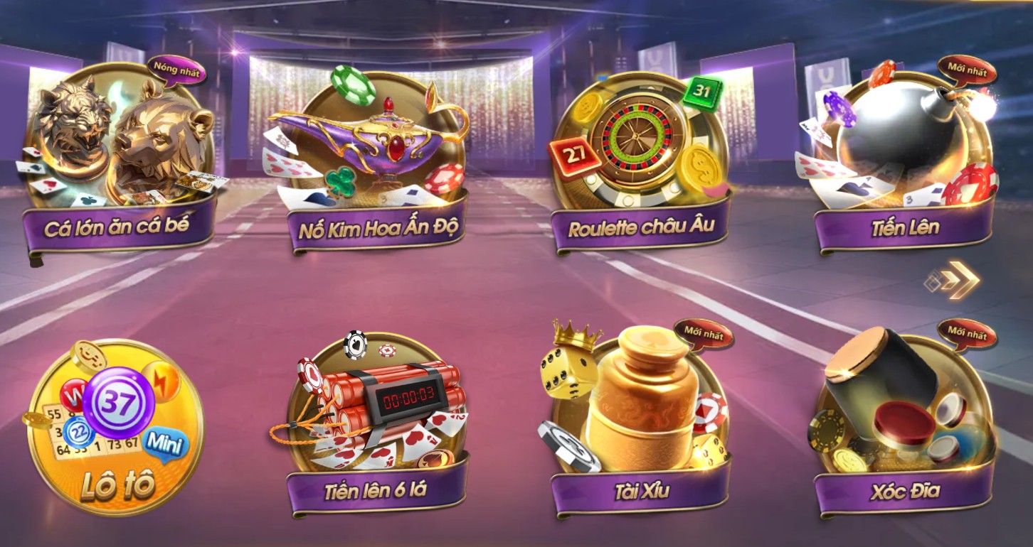 Các loại trò chơi tại MIG8